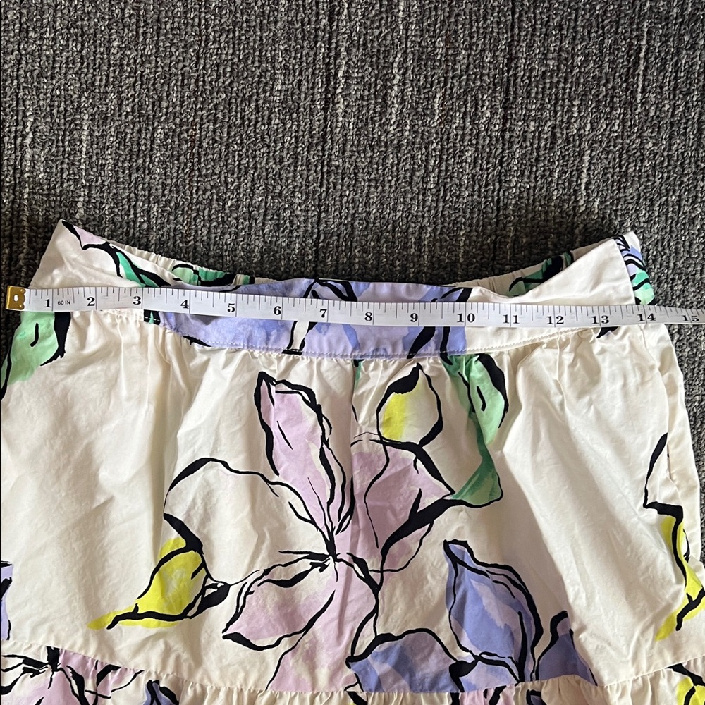 🌸 A New Day Floral One-Shoulder Crop Top & Tiered Skirt Set w/ Pockets | Size M - Picture 8 of 13